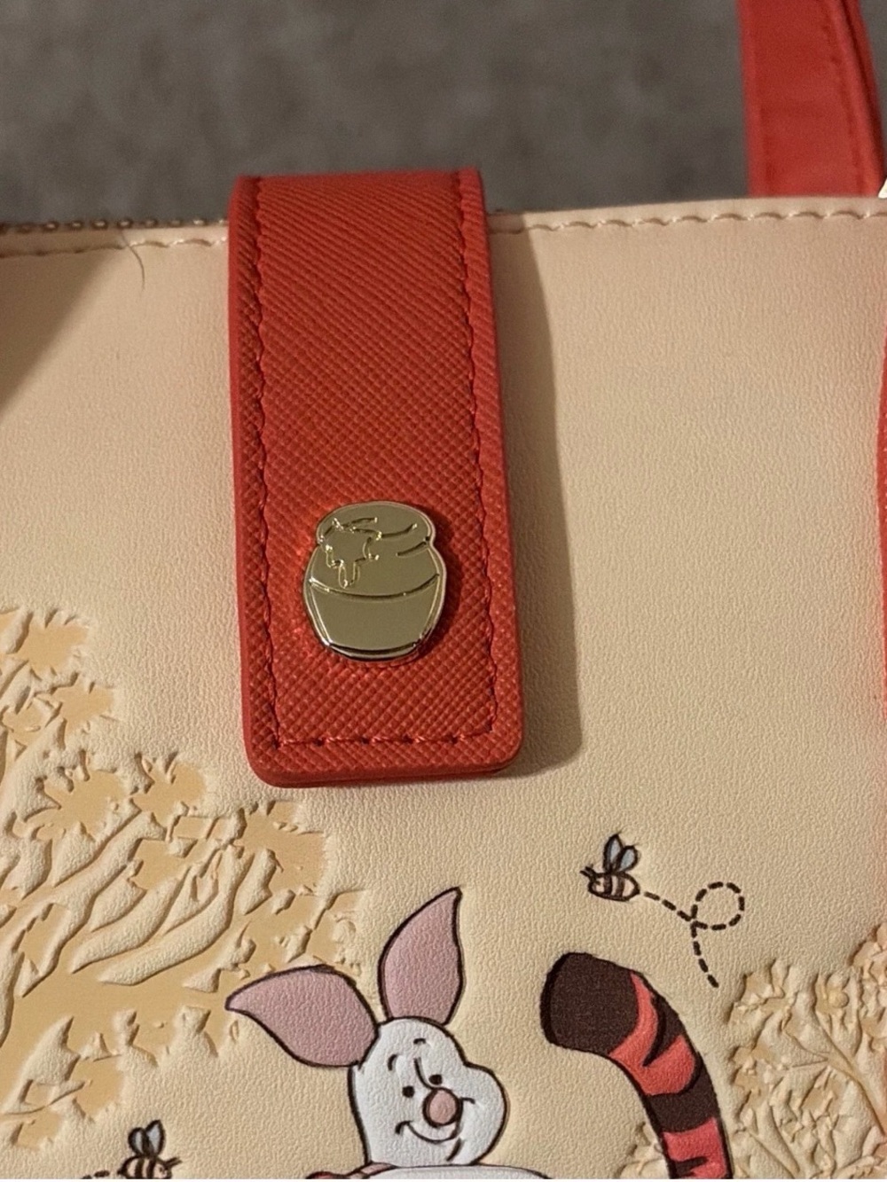 Loungefly Yellow and Red Winnie the Pooh Satchel - Picture 4 of 5
